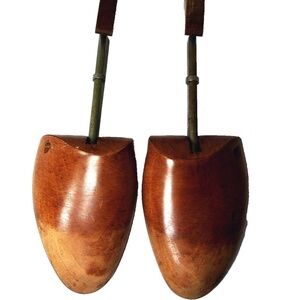 Vintage 1940s MCM Men's Adjustable Wood Shoe Tree Shoe Stretcher #3